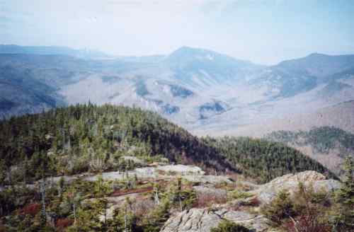 Photo of view from summit Mt. Crawford, White Mountains, New Hampshire