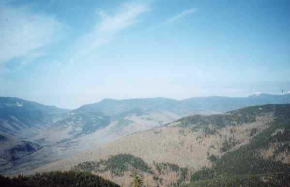 Photo of view from summit Mt. Crawford, White Mountains, New Hampshire